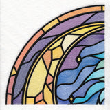 Stained Glass Crescent Moon Set