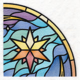 Stained Glass Crescent Moon Set