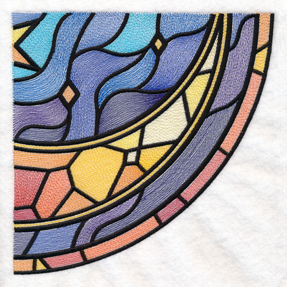 Stained Glass Crescent Moon Set