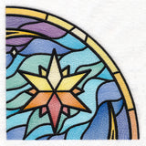 Stained Glass Crescent Moon Set