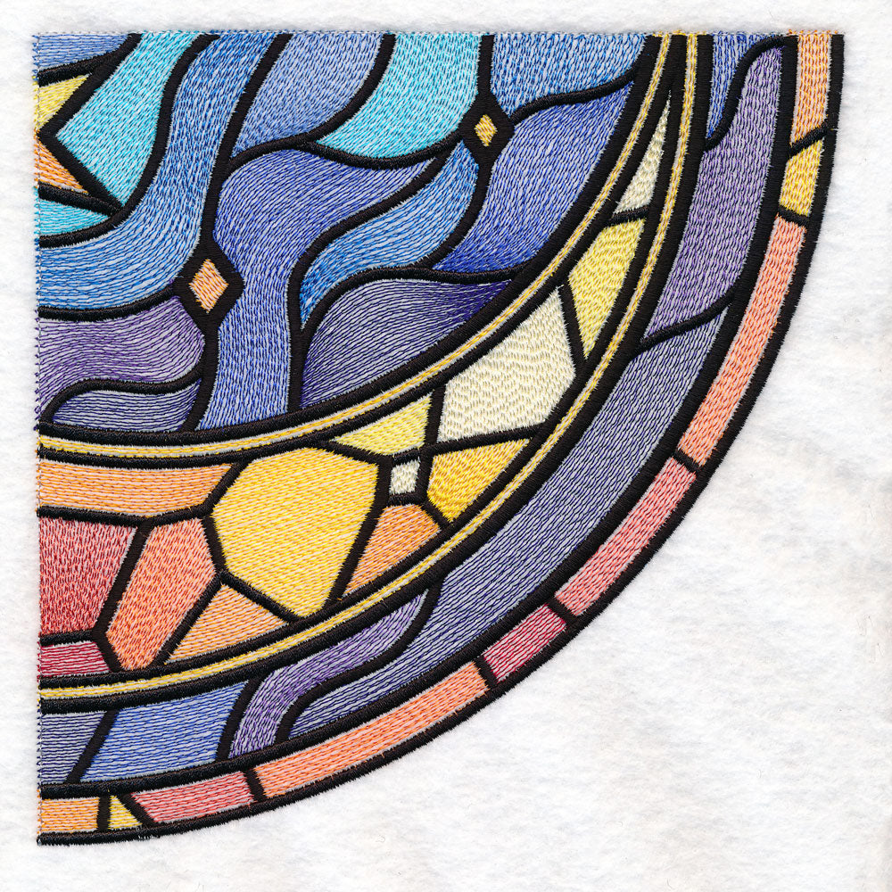 Stained Glass Crescent Moon Set