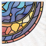Stained Glass Crescent Moon Set