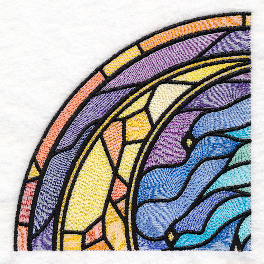 Stained Glass Crescent Moon Set