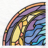 Stained Glass Crescent Moon Set