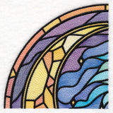 Stained Glass Crescent Moon Set