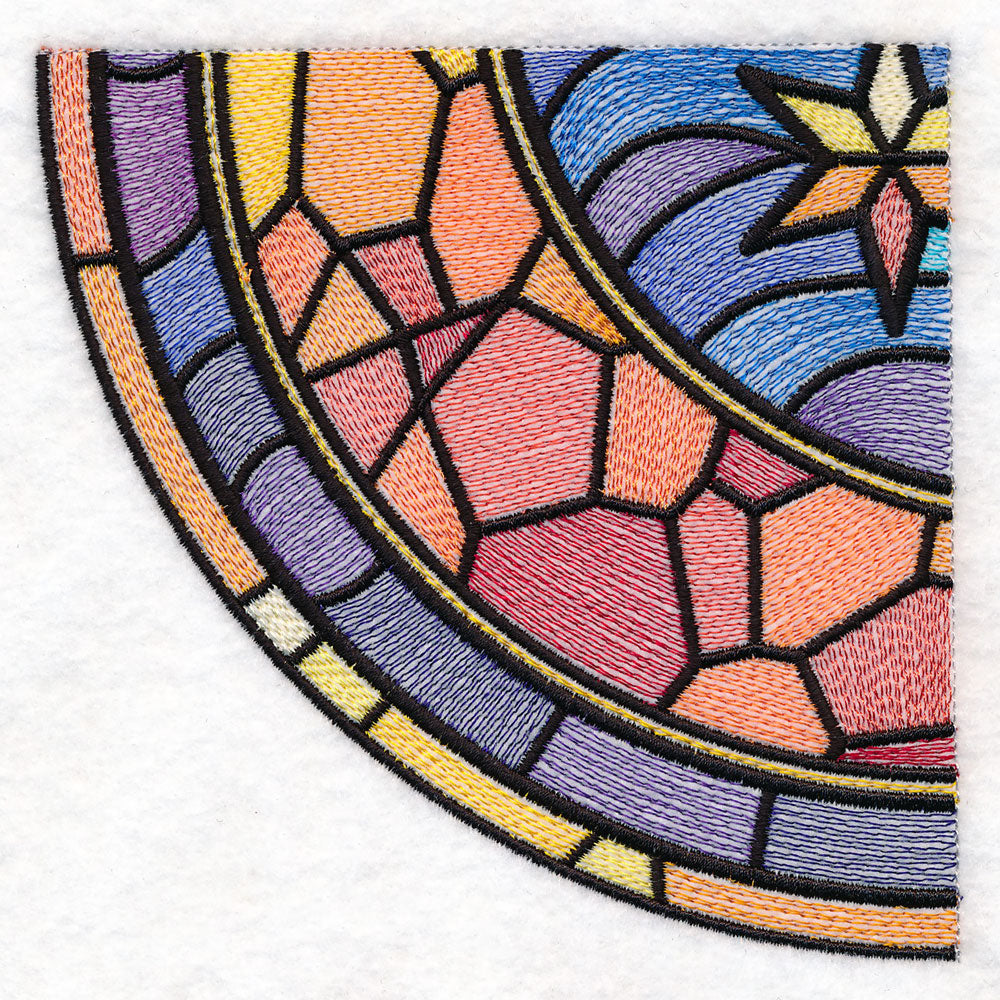 Stained Glass Crescent Moon Set