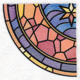 Stained Glass Crescent Moon Set