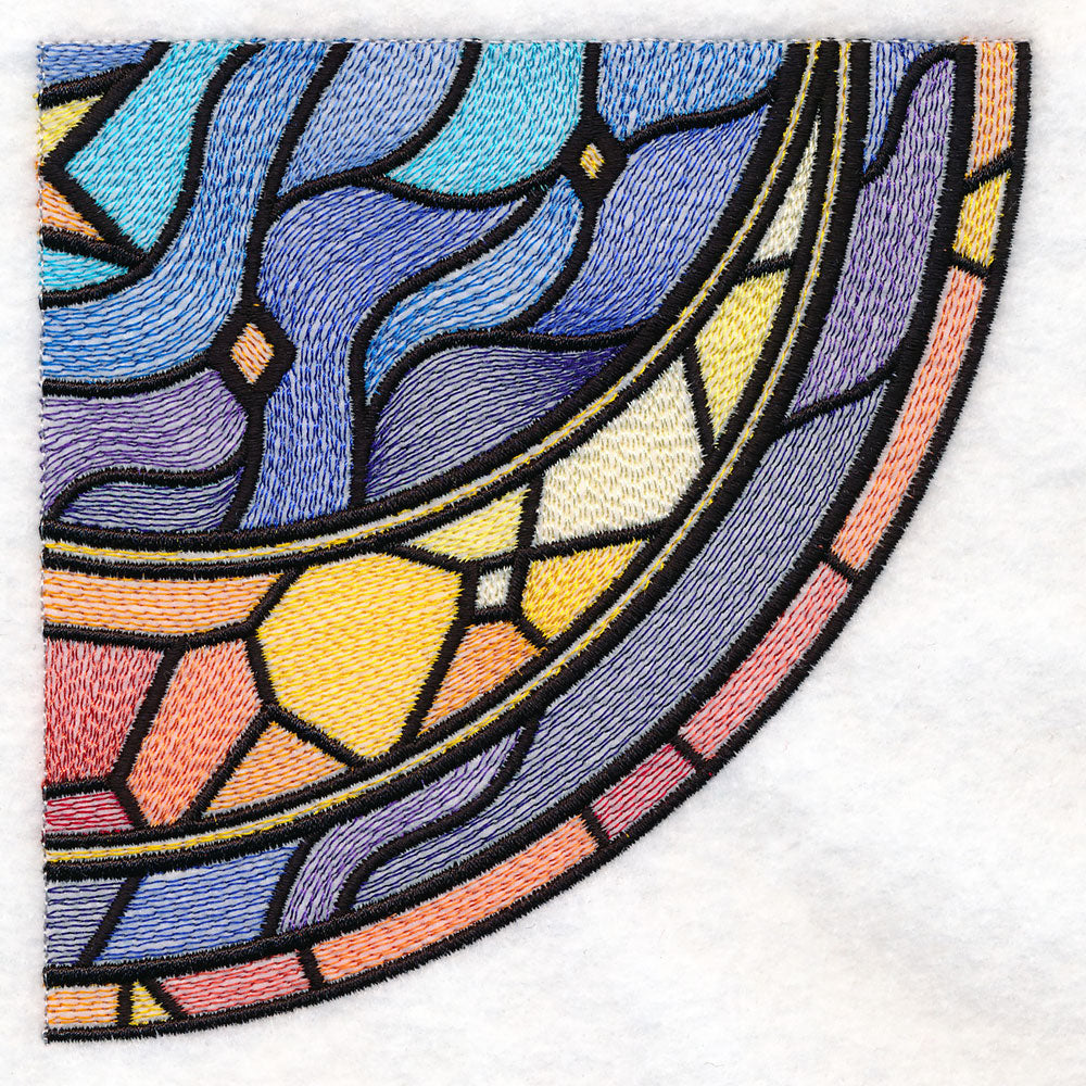 Stained Glass Crescent Moon Set