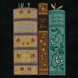 Gilded Books & Blooms (Applique)