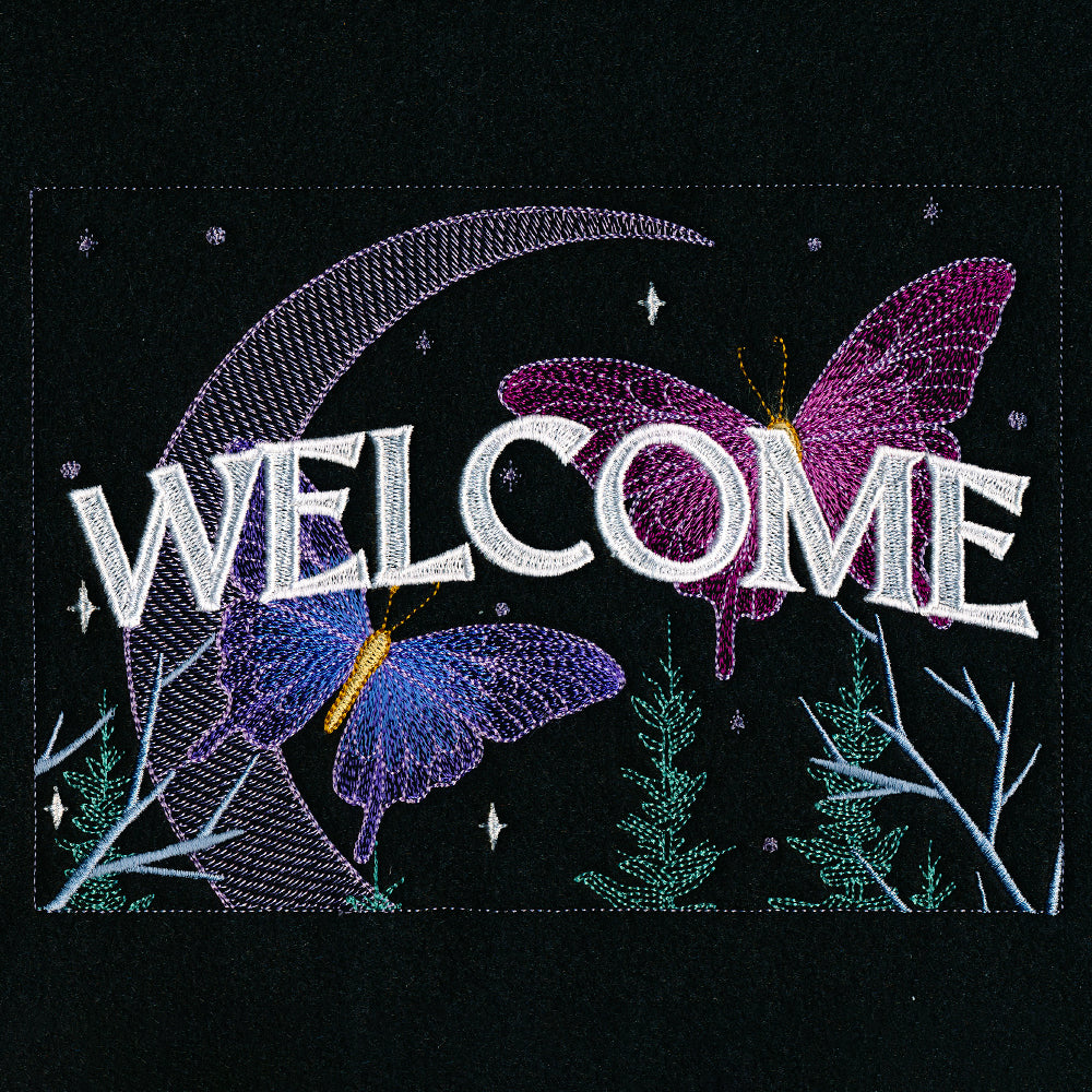 Celestial Welcome Garden Flag Set
