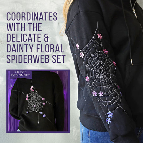 Delicate & Dainty Floral Spiderweb Sleeve Set