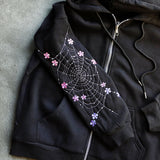 Delicate & Dainty Floral Spiderweb Sleeve Set