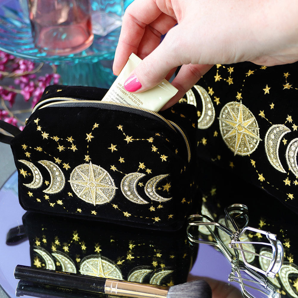 Moon Phases 3D Makeup Bag
