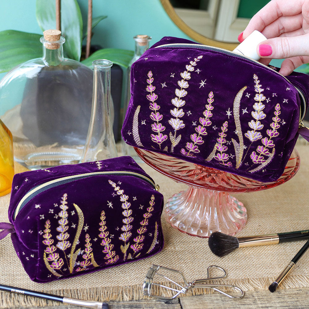 Gilded Lavender 3D Makeup Bag