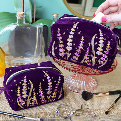 Gilded Lavender 3D Makeup Bag