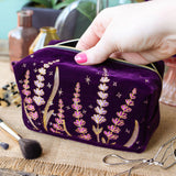 Gilded Lavender 3D Makeup Bag