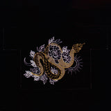Gilded Snake in Blooms 3D Makeup Bag
