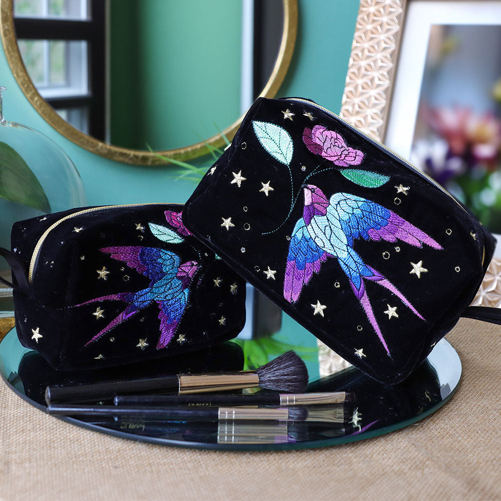 Sailor's Delight Swallows 3D Makeup Bag