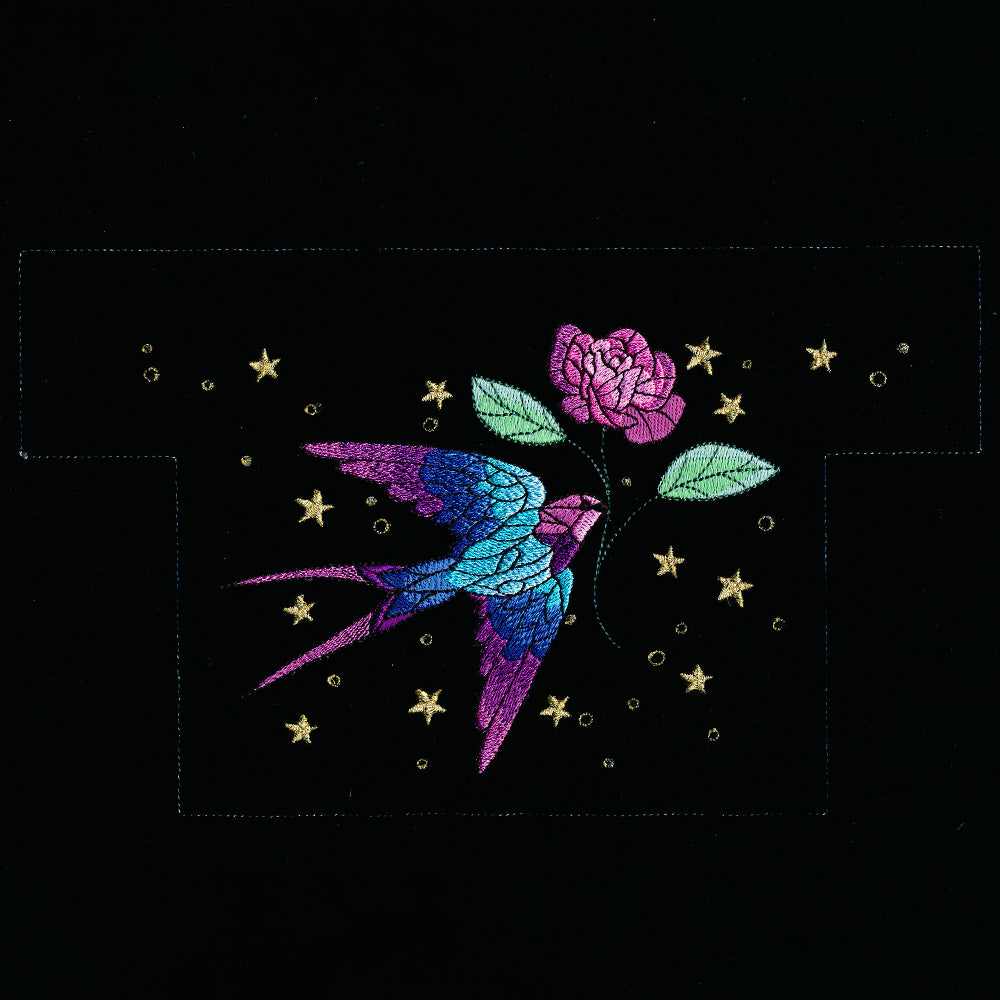 Sailor's Delight Swallows 3D Makeup Bag