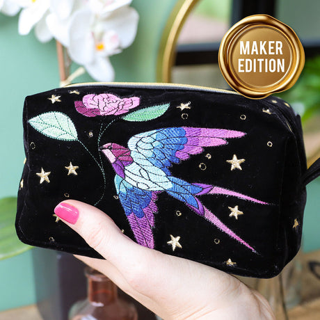Sailor's Delight Swallows 3D Makeup Bag