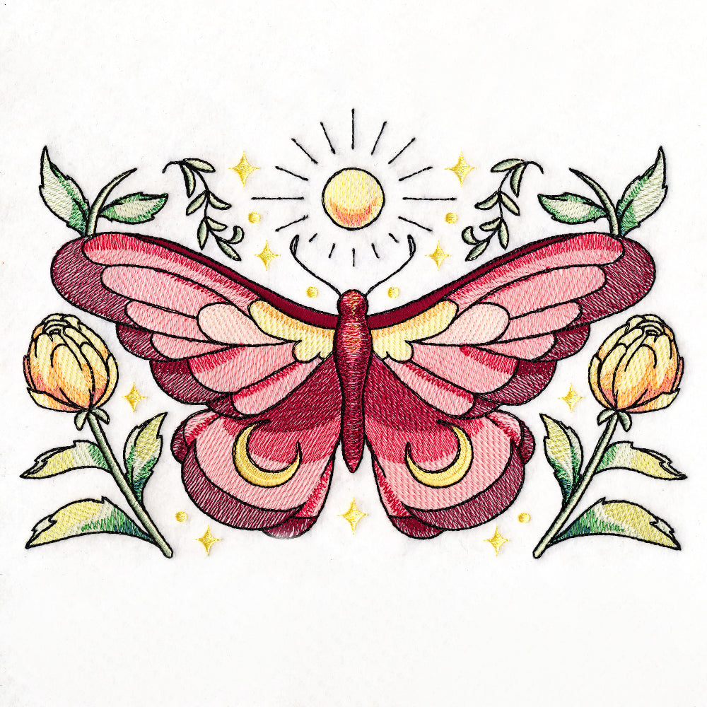 Celestial Butterfly and Roses (Split)