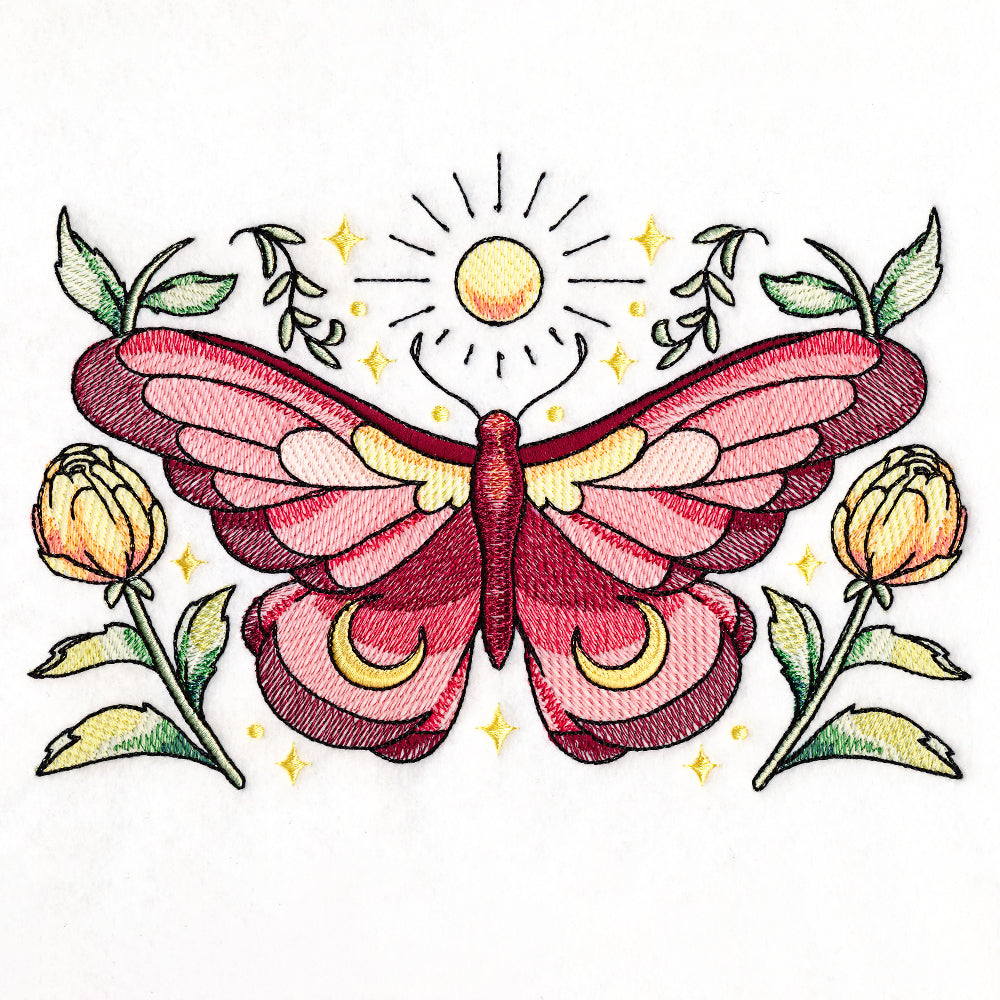 Celestial Butterfly and Roses (Split)