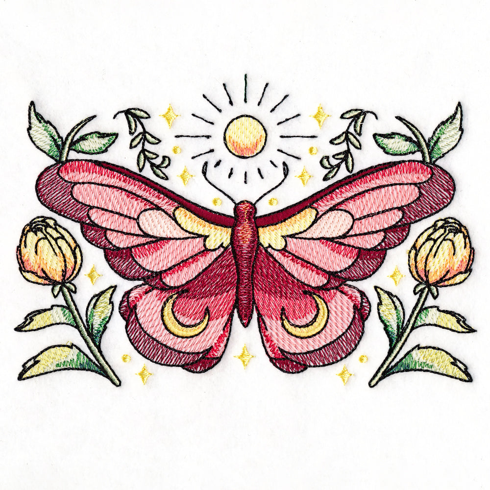 Celestial Butterfly and Roses (Split)