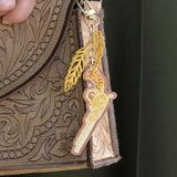 Western Revolver Keychain (In-the-Hoop)