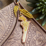 Western Revolver Keychain (In-the-Hoop)