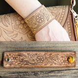 Western Leather Tooling Leather Cuff (In-the-Hoop)