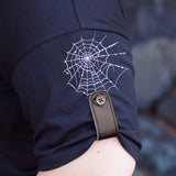 Spiraling Spiderweb Garment Cinch