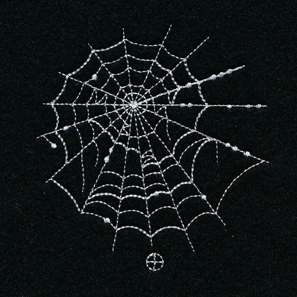 Spiraling Spiderweb Garment Cinch