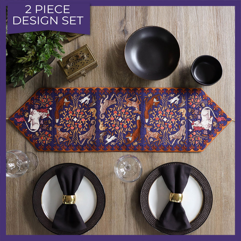 Fall Tapestry Table Runner Set