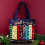 Gilded Christmas Books & Blooms (Applique)