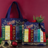 Gilded Christmas Books & Blooms (Applique)