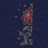 Gilded Christmas Books & Blooms (Applique)
