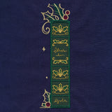 Gilded Christmas Books & Blooms (Applique)