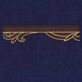 Gilded Christmas Books & Blooms (Applique)