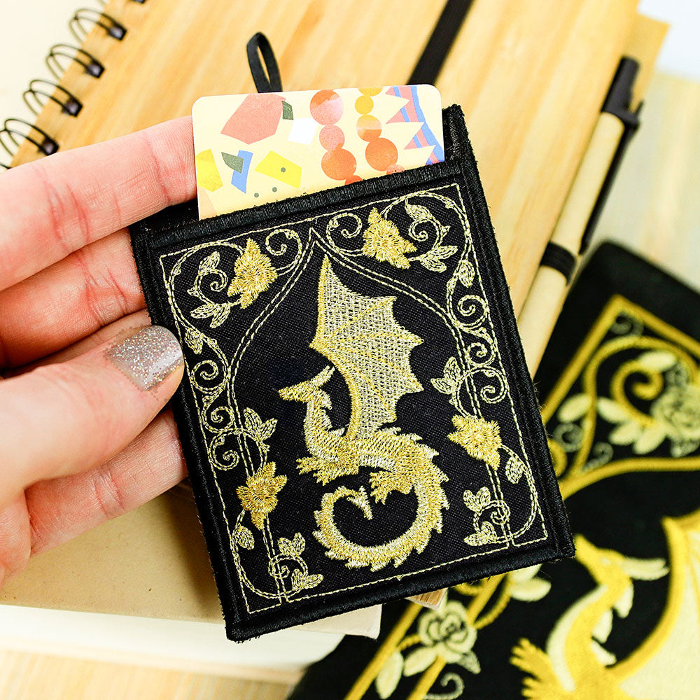 Dragon Book Gift Card Holder (In-the-Hoop)