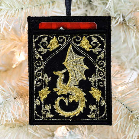 Dragon Book Gift Card Holder (In-the-Hoop)