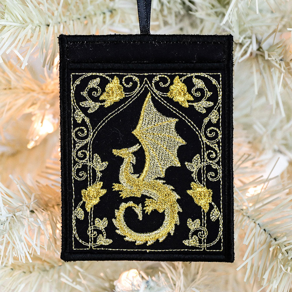 Dragon Book Gift Card Holder (In-the-Hoop)