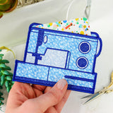 Sewing Machine Gift Card Holder (In-the-Hoop)