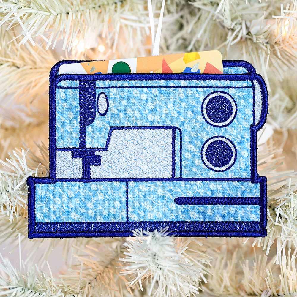 Sewing Machine Gift Card Holder (In-the-Hoop)