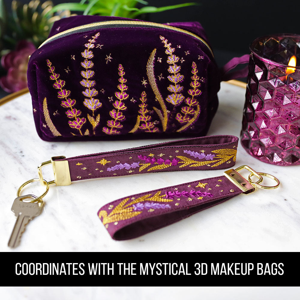 Gilded Lavender Wristlet Strap (In-the-Hoop)