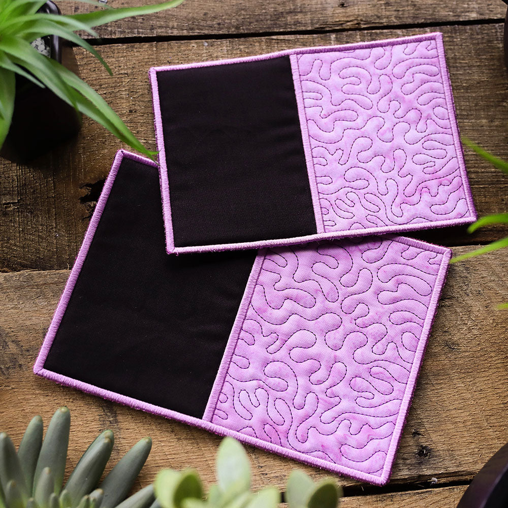 Blank Quilted Mug Rug (In-the-Hoop)