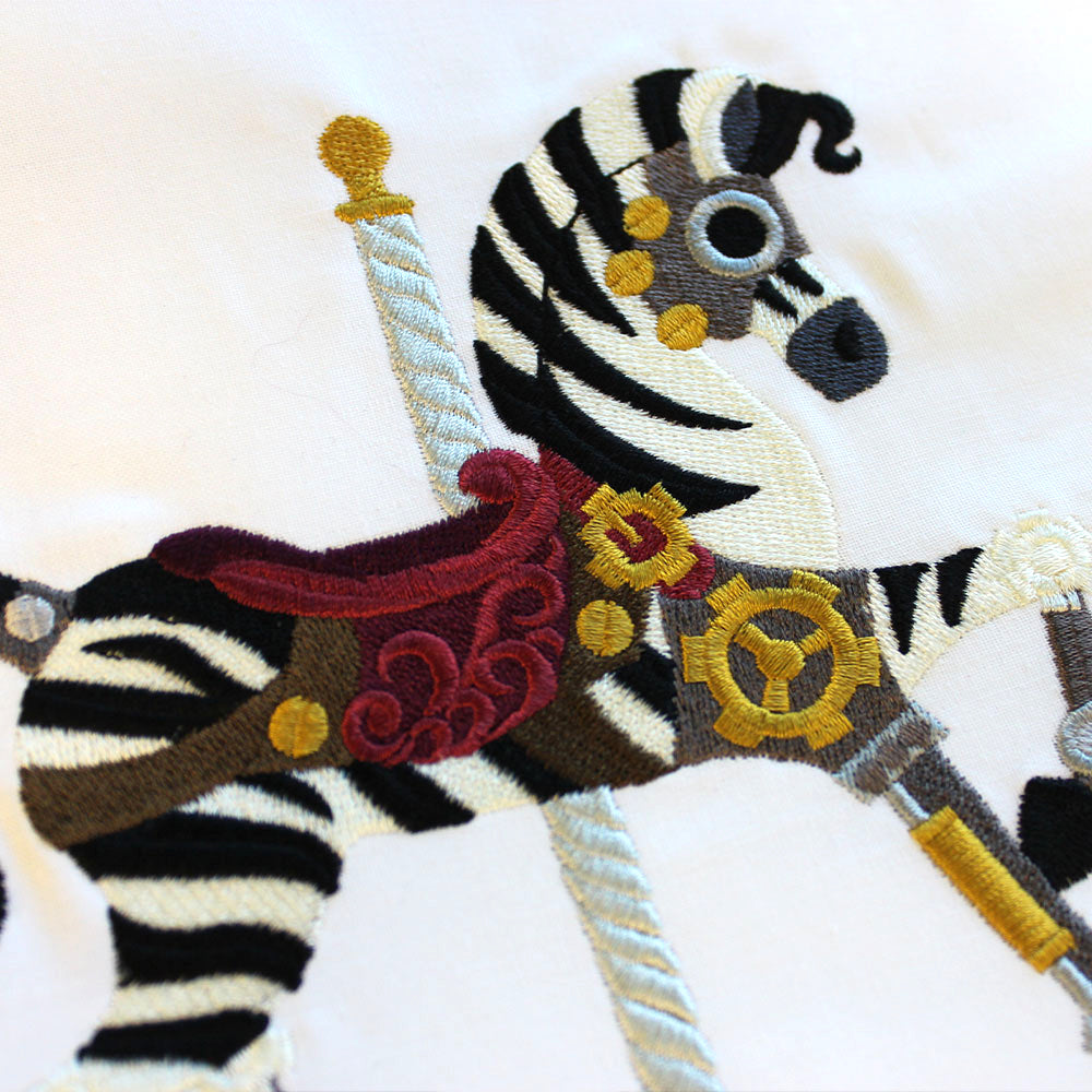 Steampunk Carousel - Zebra