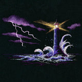 Storm At Sea Lighthouse