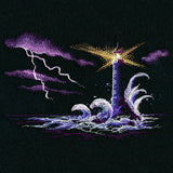 Storm At Sea Lighthouse