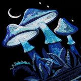 Midnight Mushroom Reflections