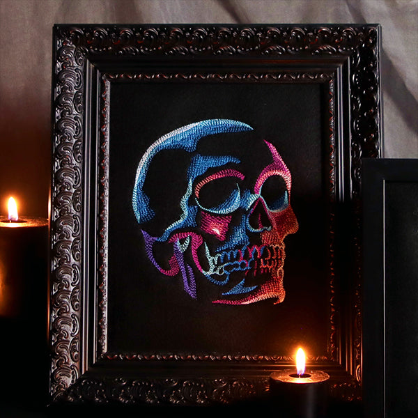 Dark and Eerie Skull